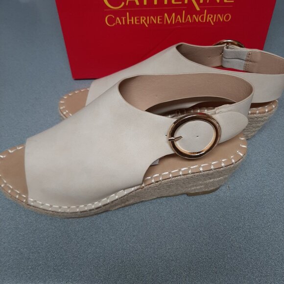 Catherine Malandrino Espadrille Wedge Sandals; Women's Size 10; Open Toe - Picture 4 of 5